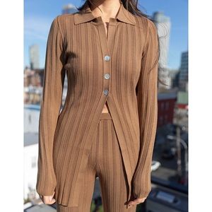 Find Me Now Blakely Knit Top in Umber